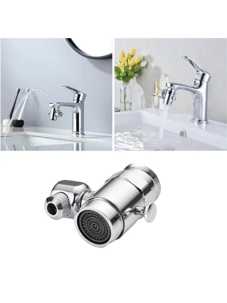 

Universal Splash Filter Faucet Rotatable Filter Nozzle Swivel Head Replacement Anti-Splash Tap for G1/2 Connector Stream