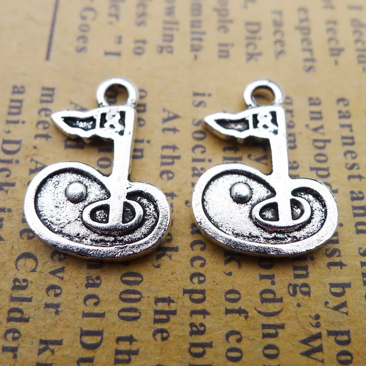 

Jewelry Making Charms 10 Pieces 13x18mm Antique Silver Color Golf Charms