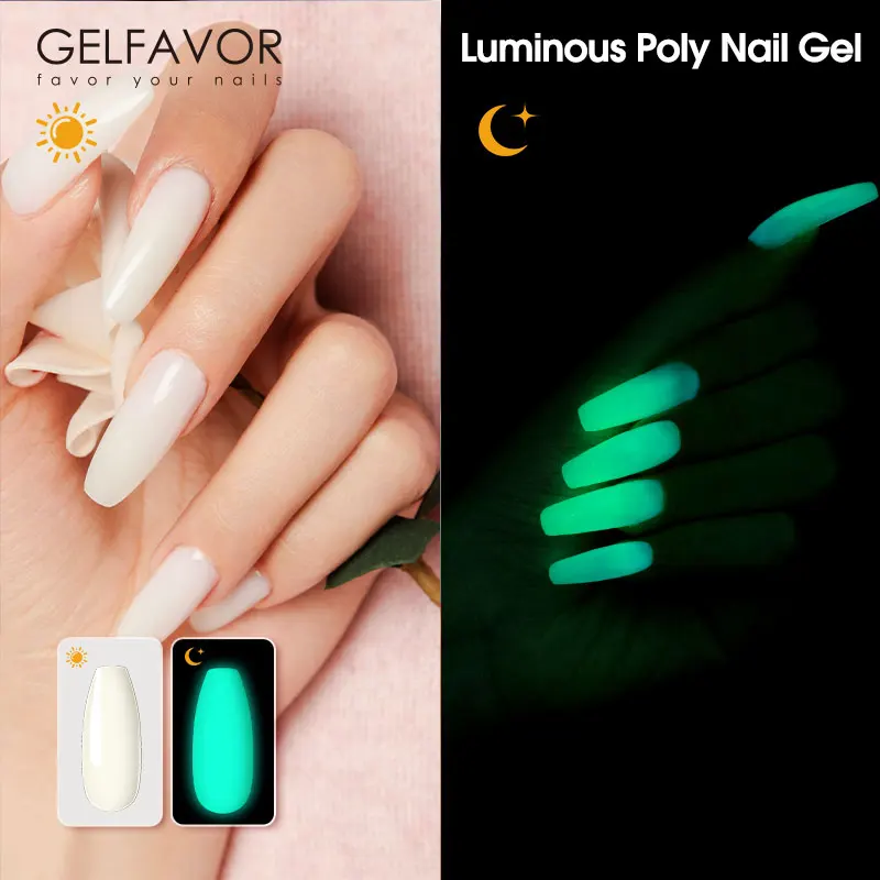 Полигель для наращивания ногтей GELFAVOR 15 мл Гель-лак маникюра удаляемый