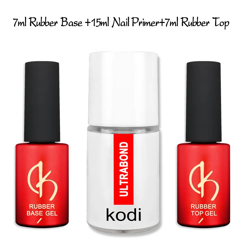 

Latest 7ml Thick Rubber Base and Top Coat for Gel Polish Semi-permanent Varnish Gellak Nail Art uv led Hybrid Nail Polish Gellac