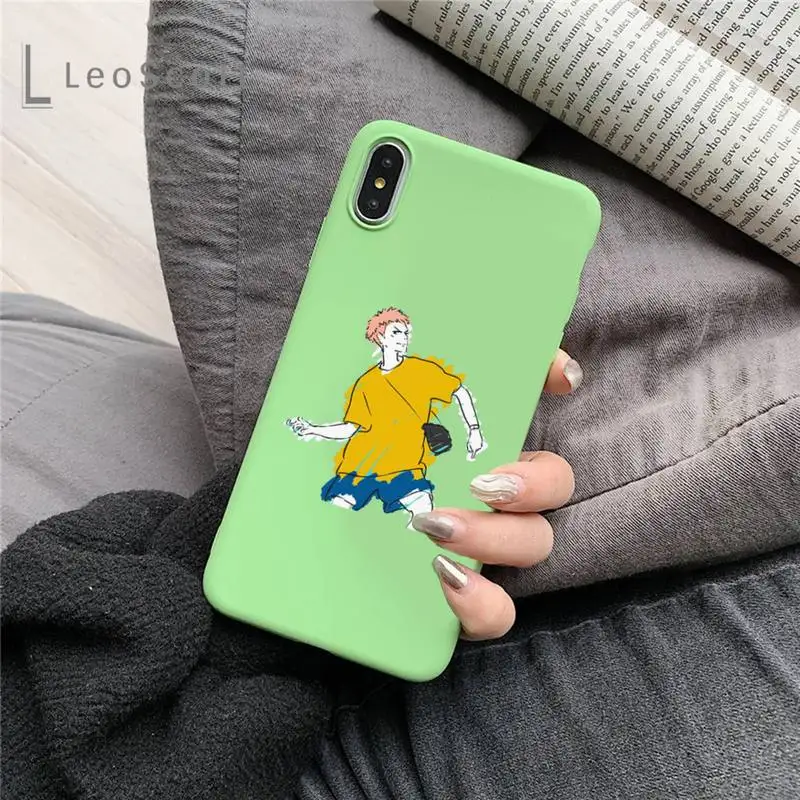 

Jujutsu Kaisen Anime Phone Case Green Color for iPhone 11 12 Mini Pro MAX . If you choose other models, please leave message