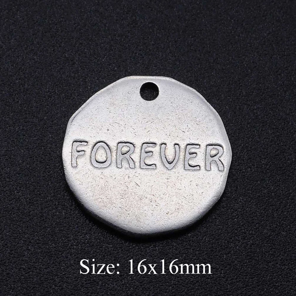 5 шт./лот 100% подвеска сделай сам из нержавеющей стали Forever оптовая продажа