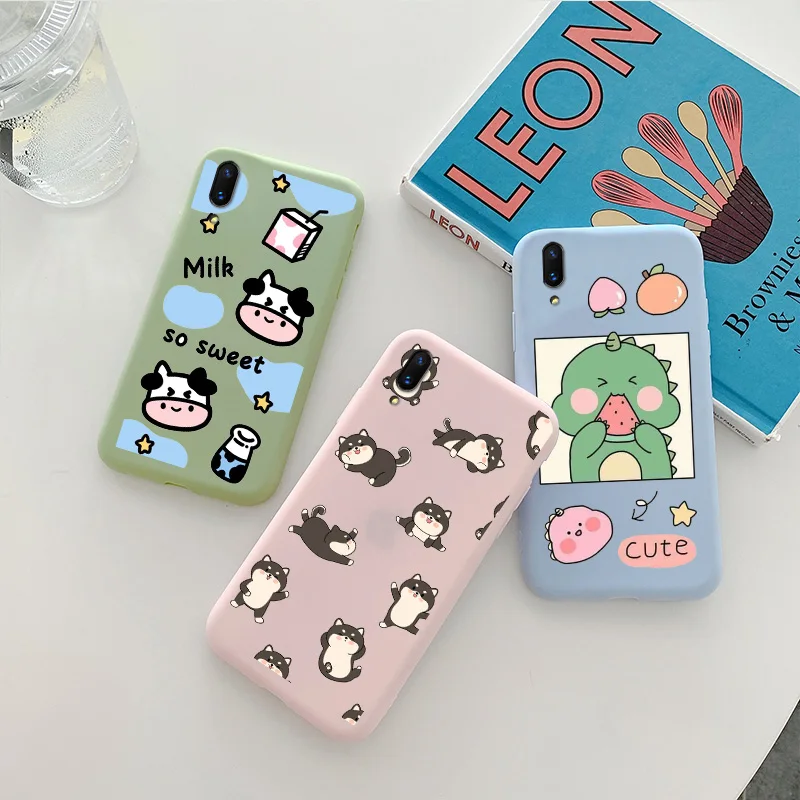

For VIVO X21 UD Case Cartoon Painted Shell For VIVO X21UD Case Cute Animal Pattern Silicone Soft TPU Phone Case