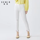 Брюки SEMIR Женские повседневные, модные облегающие штаны с дырками, модный дизайн, узкие брюки для женщин, лето 2020