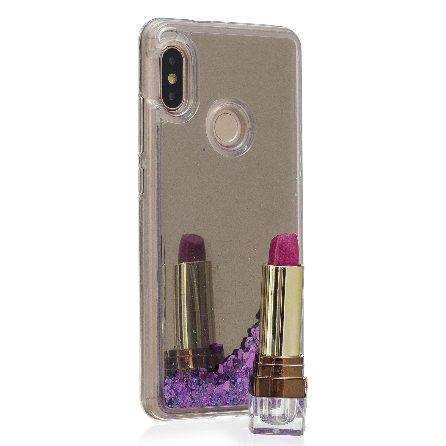 Mirror Quicksand Mobile Phone Case Shell for Xiaomi Redmi Note 5 Pro Comprehensive Protection Cover Copue | Мобильные телефоны и
