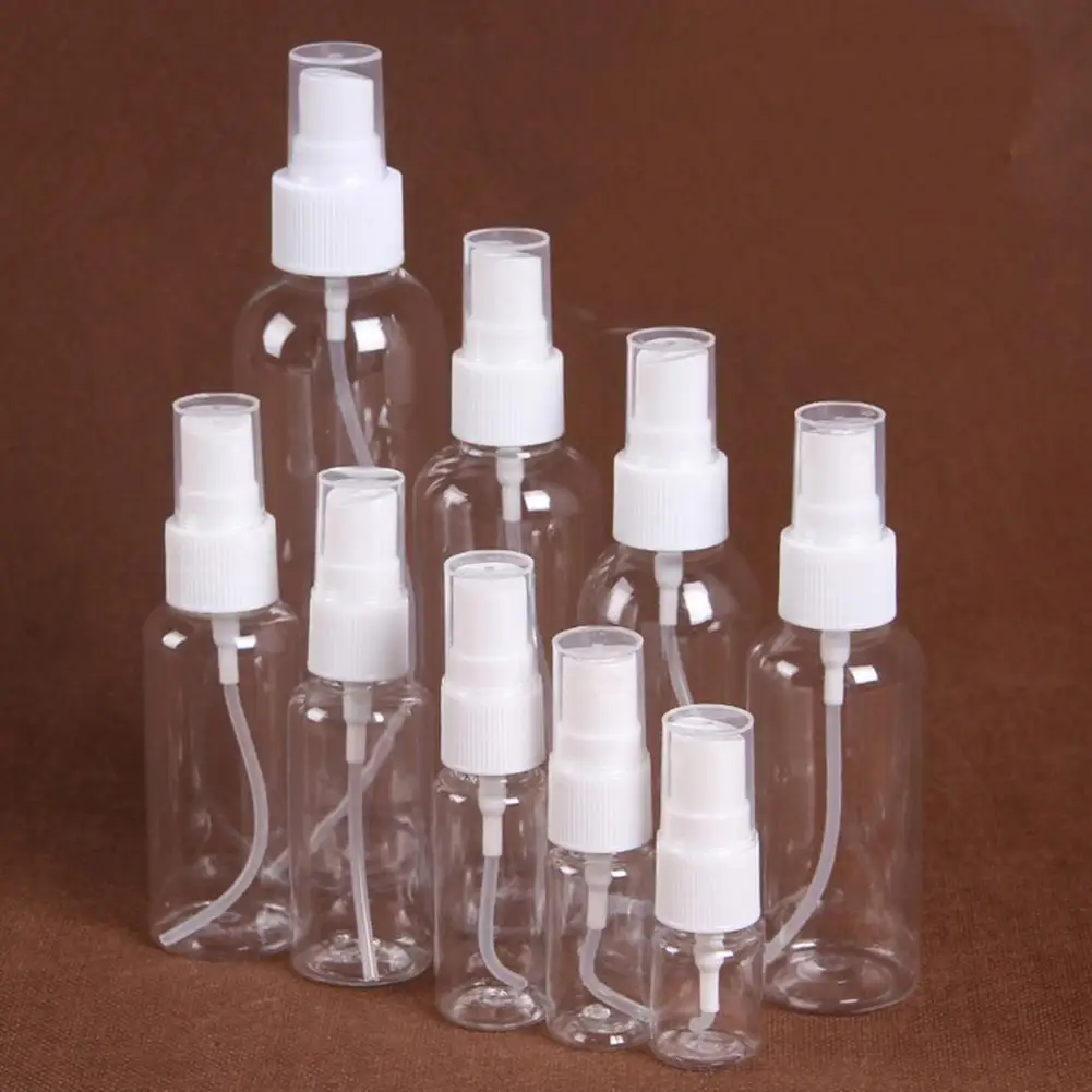 

Empty Spray Bottle Refillable Portable Transparent Plastic Perfume Atomizer for Travel