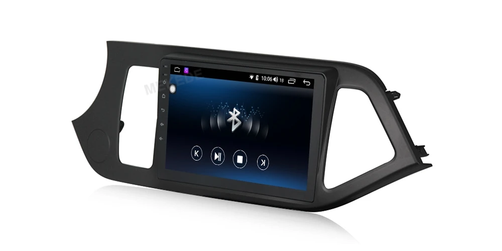 MEKEDE Android 9,0 " 2Din Автомагнитола gps навигатор KIA PICANTO Morning для 2011 2012 2013 головное устройство Wifi BT аудио