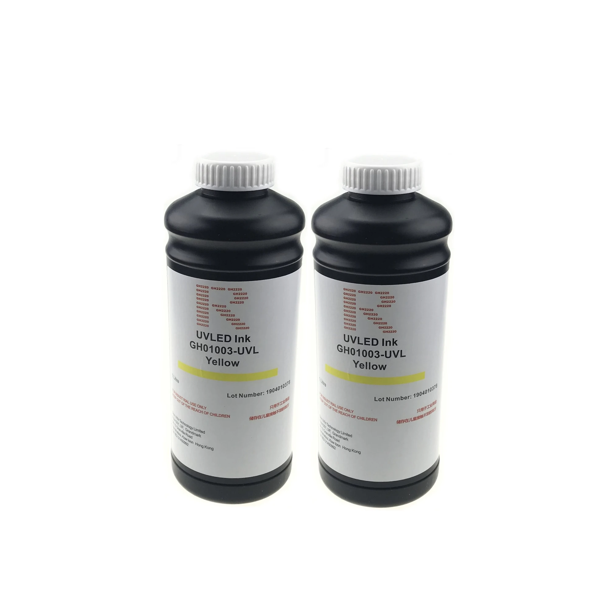 

1000ml 1L Nazdar GH2220 UV LED ink 6 Color CMYK for Printer