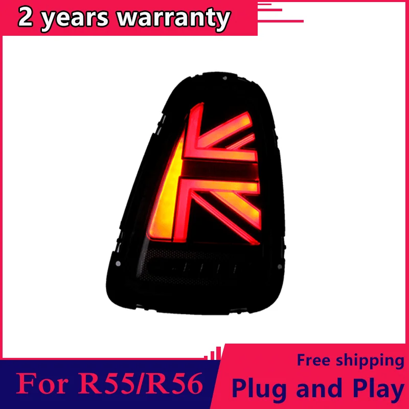 

1Pair LED tail lamp For BMW Mini R55 R56 R57 taillight LED driving lights Highlight turn signal For BMW Mini R55 R56 auto parts