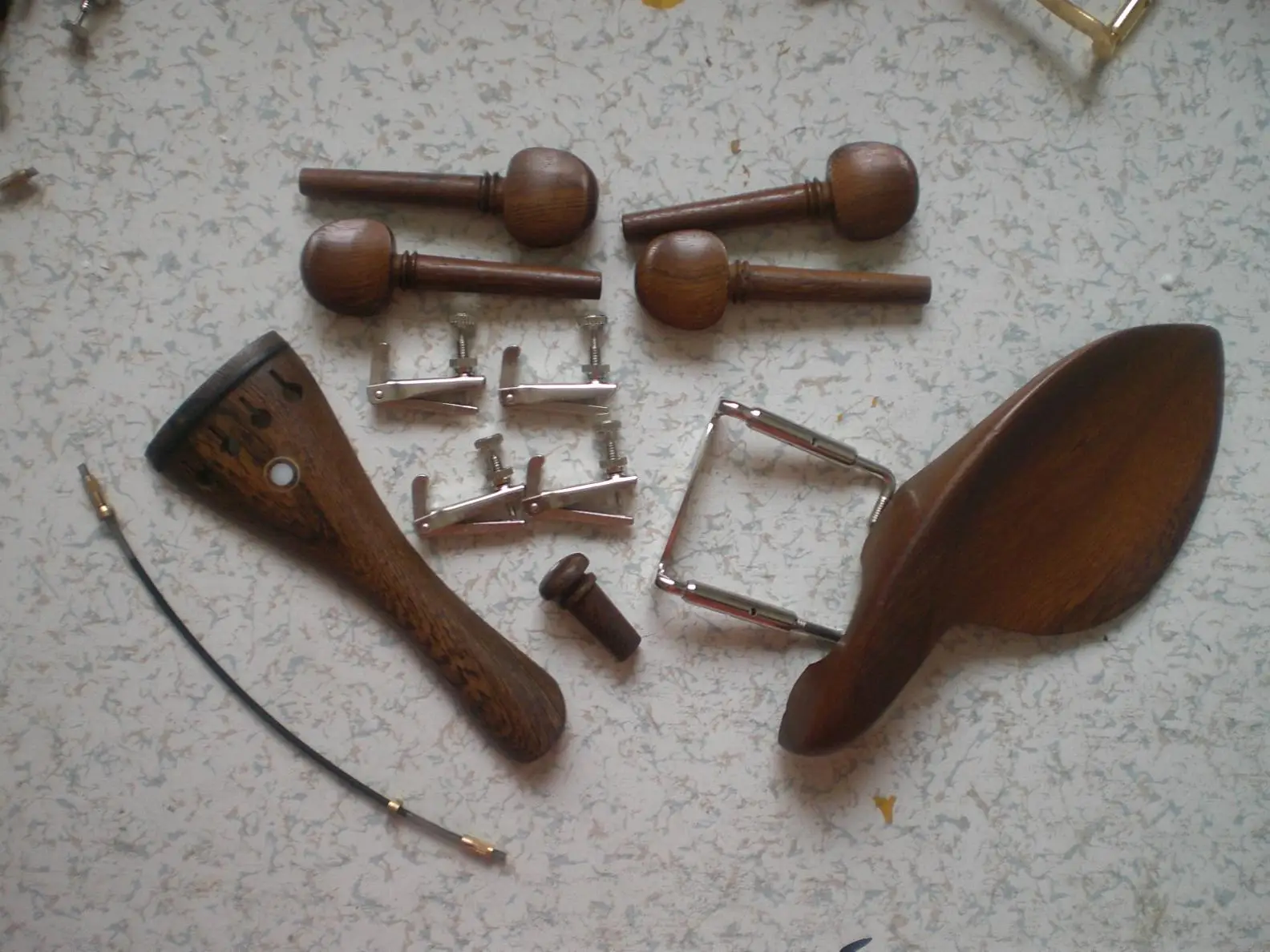 1 комплект детали для скрипки венге с подбородком колышки хвостовик тонкие