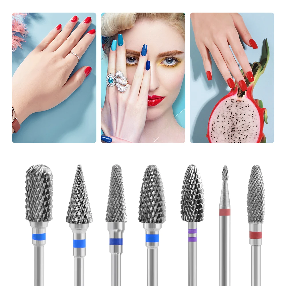 Карбидное сверло для ногтей керамические фрезы маникюра сверлильный станок