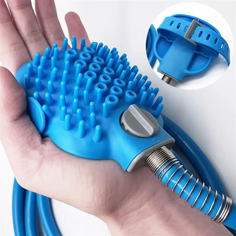 

Товары для домашних животных на открытом воздухе, инструмент для ванной комнаты, щетка для чистки собак, кошек, собак, распылитель для ванно...