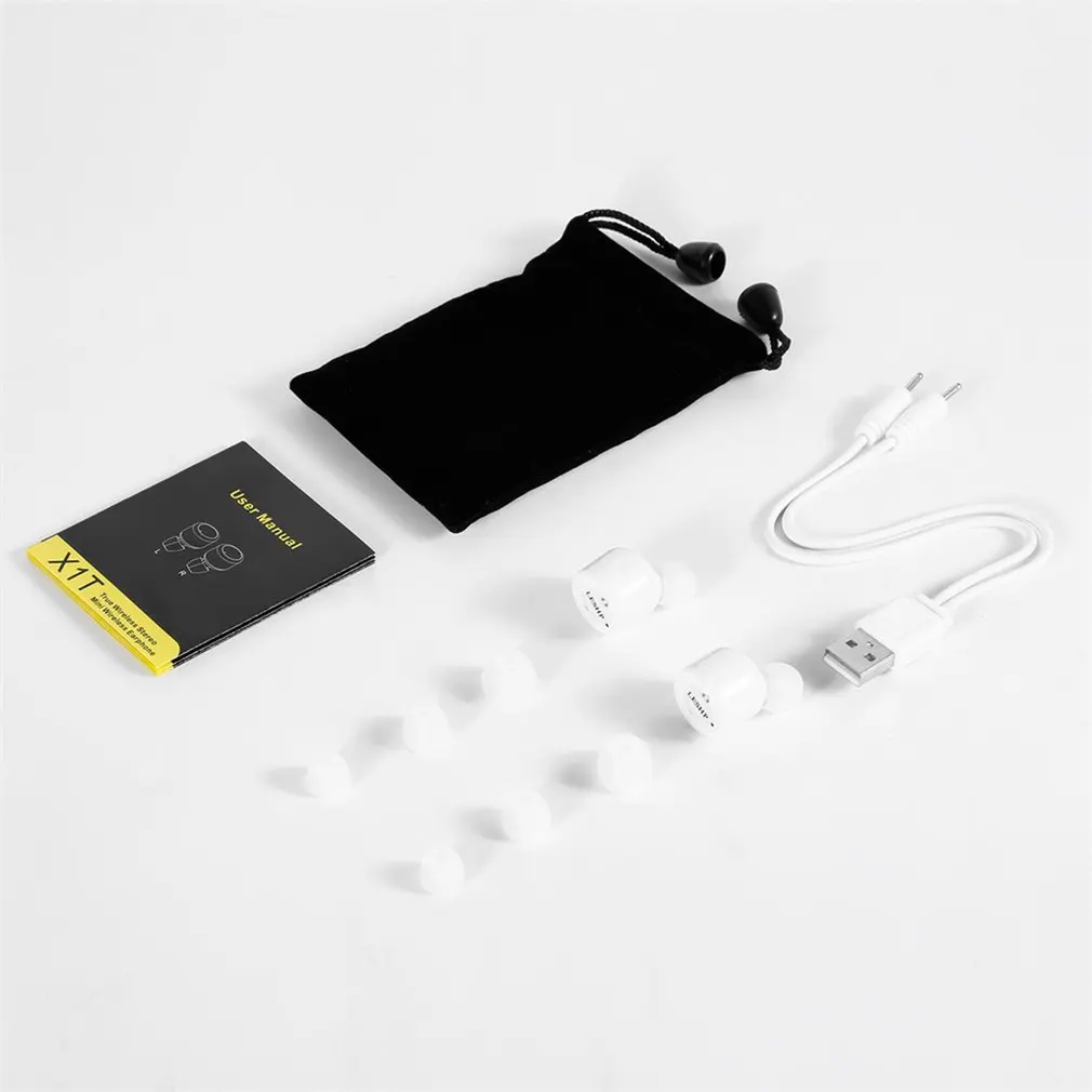 1 пара LESHP TWS X1T портативный мини стерео беспроводные наушники для телефона