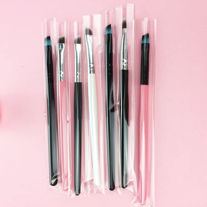 

2PCS Fiber Eyebrow Brush Concealer Makeup Brushes Eyebrow Eyeliner Beauty Essentials Cosmetic Brushes Set Make Up Brush Tool