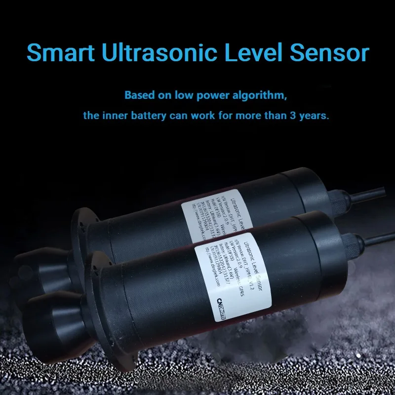 

RS485 RS232 0-5V 4-20mA TCP output Liquid / Solid Ultrasonic Level Sensor