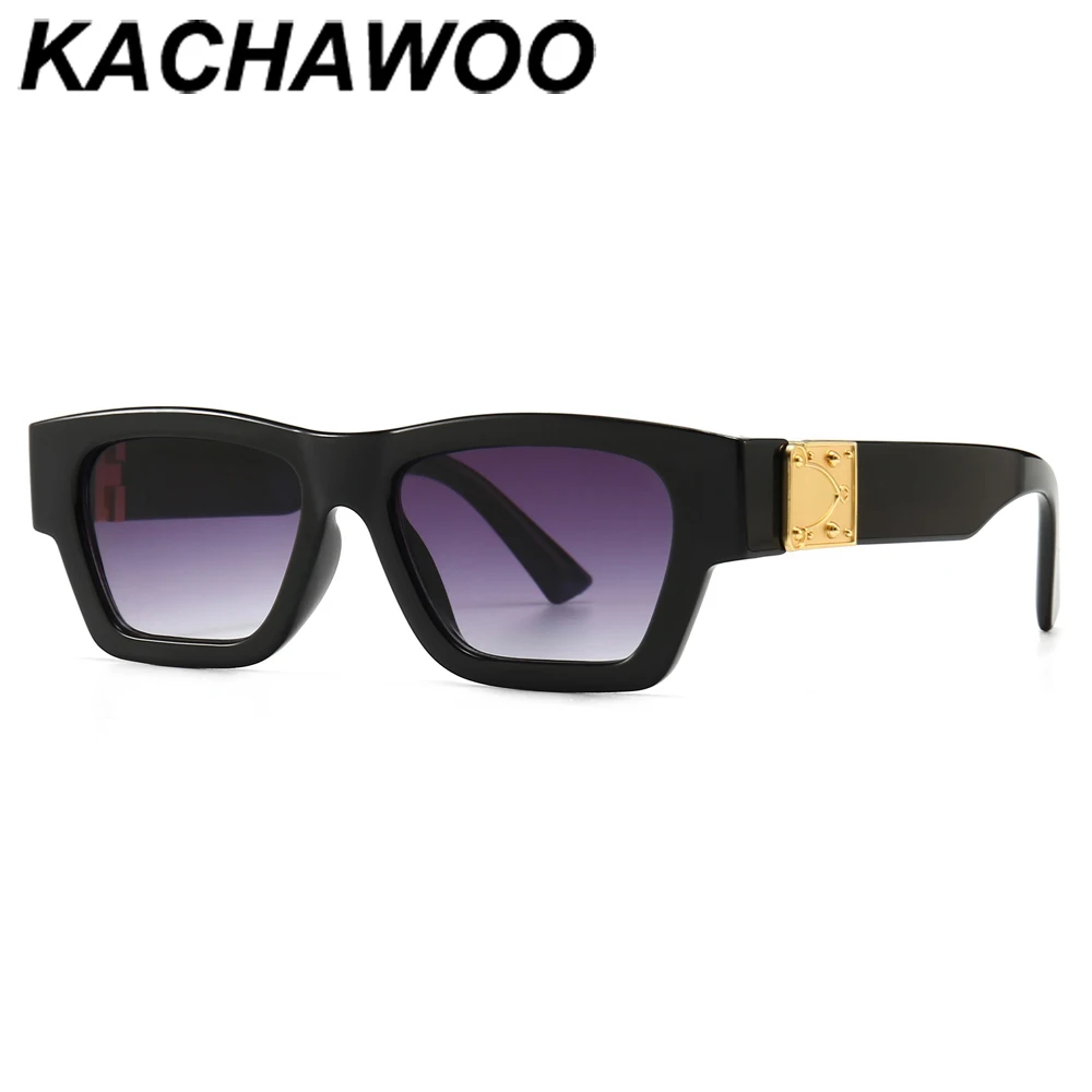 Солнцезащитные очки Kachawoo в стиле ретро для мужчин и женщин современные