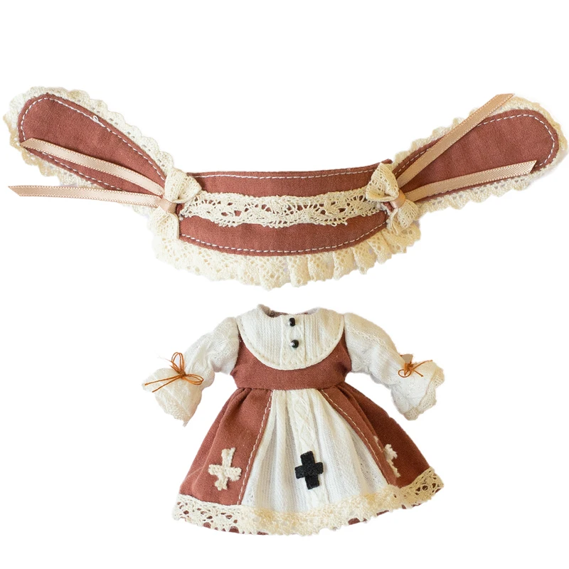 Платье в европейском стиле Ob11 женское платье модель Молли 1/12 Одежда для кукол P9 BJD