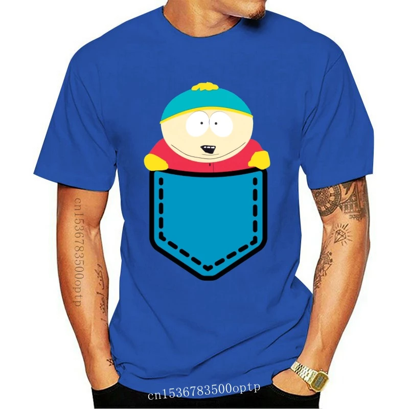 

New Printed Men T Shirt Cotton tShirt O-Neck Short-Sleeve 2021 Style Cartman in my Pocket Eric Cartman Women T-Shirt