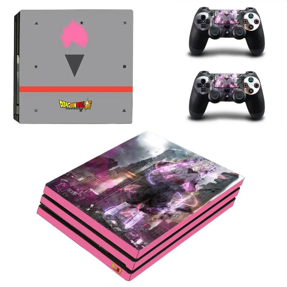 Dragon Ball Super PS4 Pro Stickers PS 4 Play station Skin Sticker Pegatinas For PlayStation console and controller | Электроника