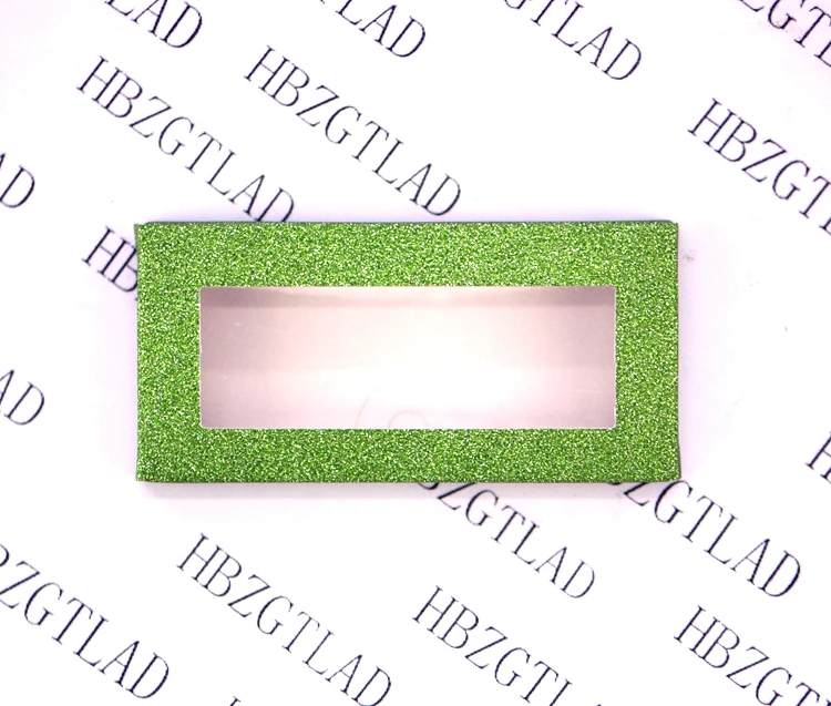 no tray light green 10 компл./лот упаковочная коробка для ресниц пустой ресницы посылка многоцветный бумажная коробка белый фарфоровый поднос с фокусным расстоянием 25 мм ресницы DIY блестящие упаковочная коробка - Цвет: no tray light green
