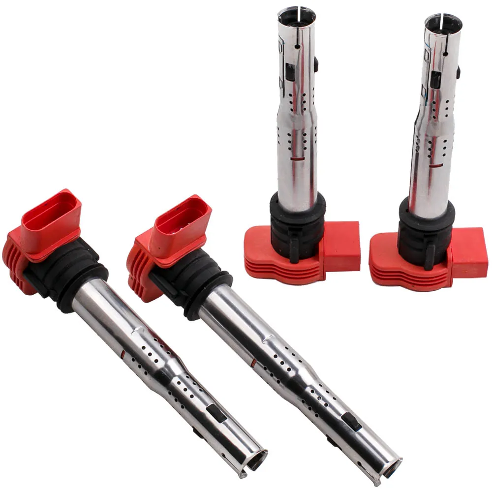 4pcs Ignition Coil Pack Fit Audi A4 A5 R8 &amp VW Golf GTI 2.0T FSI 06E905115E | Автомобили и мотоциклы