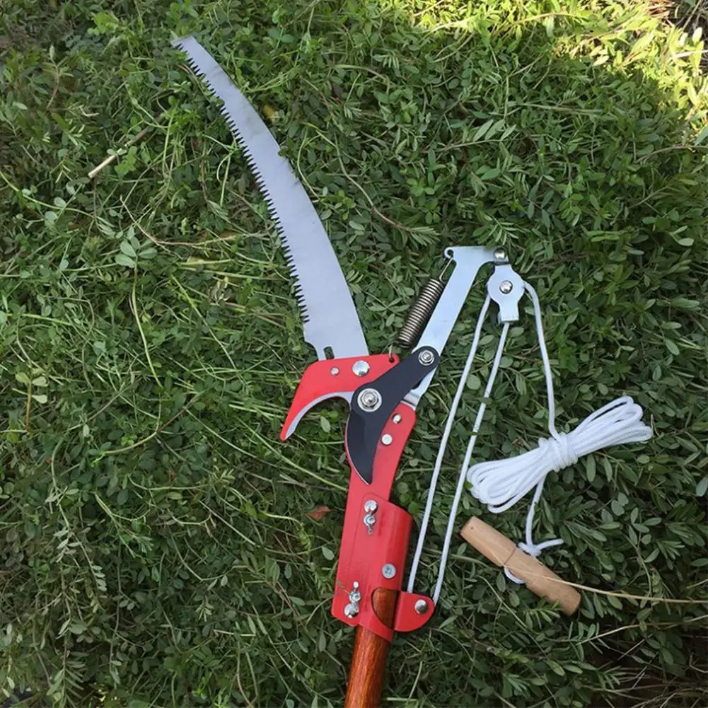 Extendable Scissors Pruning Tool Tall Tree Branch Lopper High-altitude Shears Picking Fruit Garden Trimmer Saw Branches Cutter