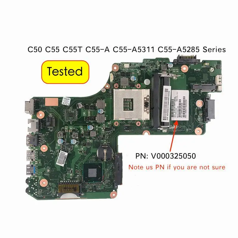 Материнская плата V000325050 для ноутбука Toshiba Satellite C50 C55 C55T | Компьютеры и офис