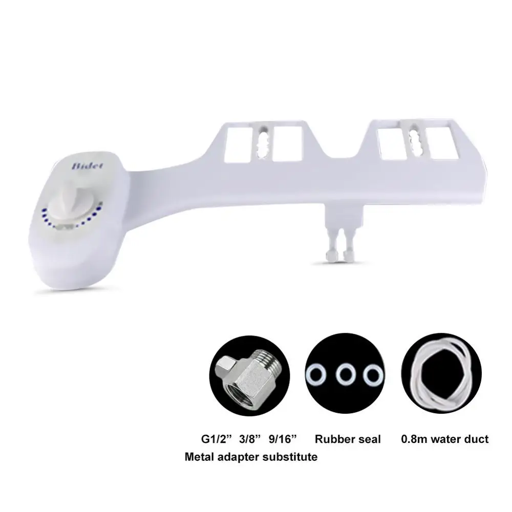 Non-Electric Bidet Toilet Seat Attachment Self-Cleaning Nozzle-Fresh Water Sprayer Mechanical For Women Children | Обустройство дома