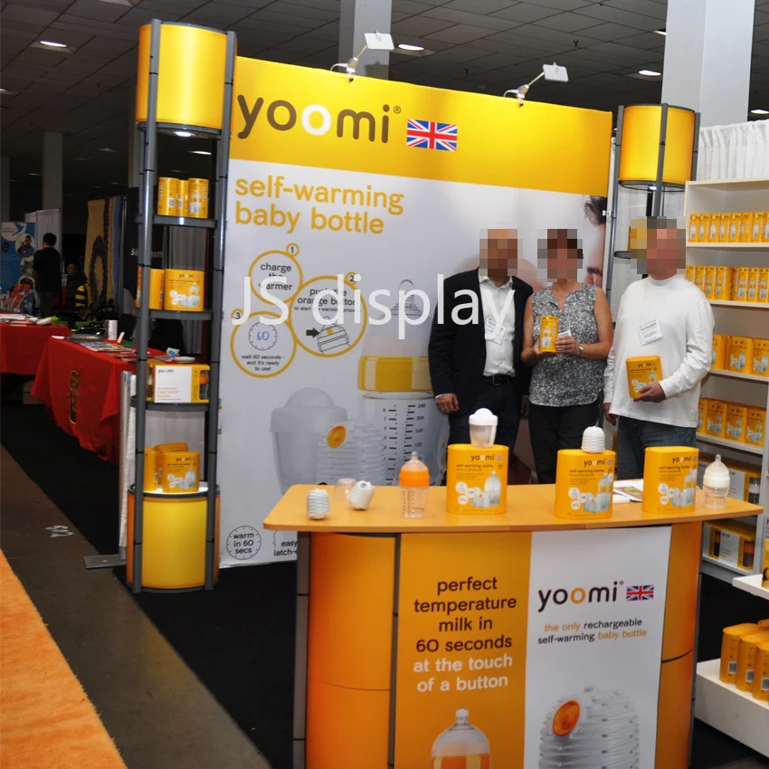 Портативные поворотные башни 10 футов подсветка выставочные стенды выдвижные