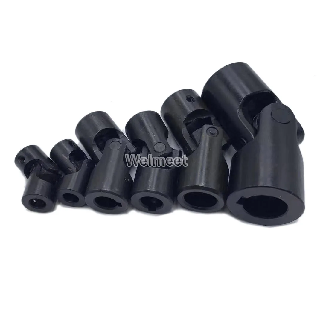 

1pcs 10mm-35mm Hole Motor Output Shaft Coupler Connector Cross Universal Joint Coupling Bushing with Keyway
