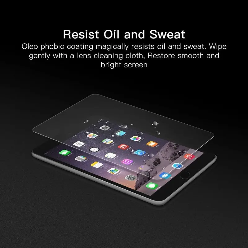 Защита экрана 9H для iPad mini 2 3 4 5 закаленное стекло Pro 11 10 Air 2017 9 7 2018 | Компьютеры и - Фото №1