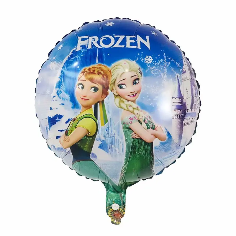 

50Pcs 18Inch Frozen Aluminum Balloons Princess Aisha Anna Children's Day Birthday Party Decoration Supplies Cartoon Toy Balloons