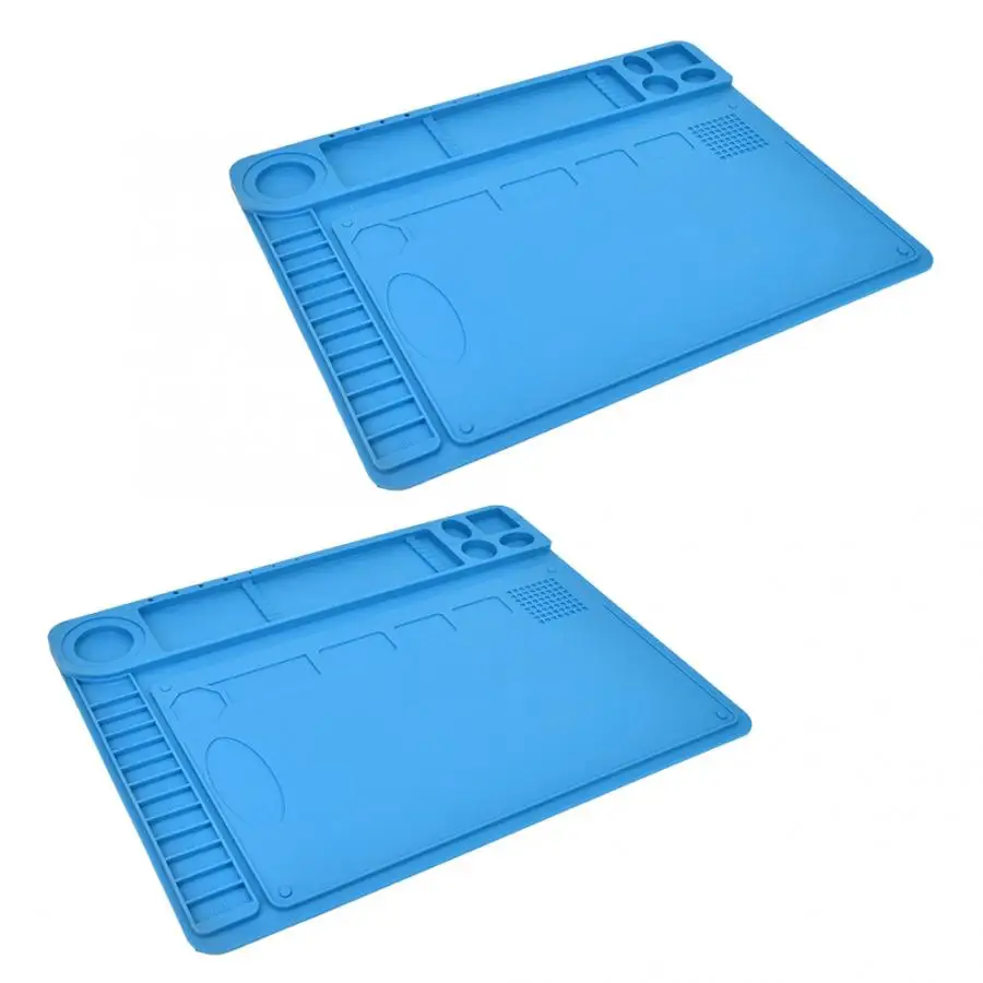 2 шт термостойкий Магнитный силиконовый коврик винтовая Подставка для хранения