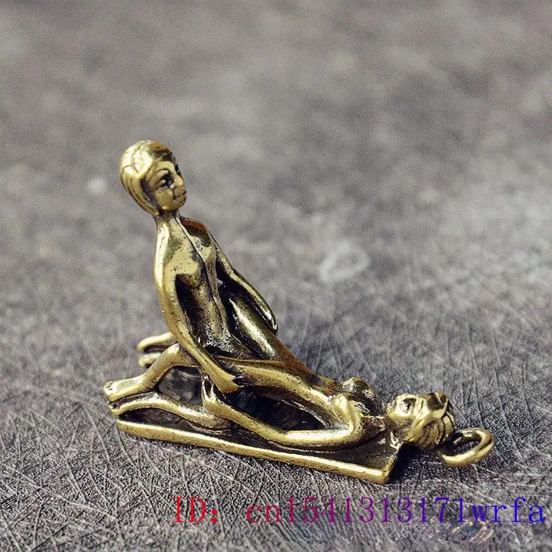 Латунный брелок для секса скульптуры фигурки милые модные подарки мужчин