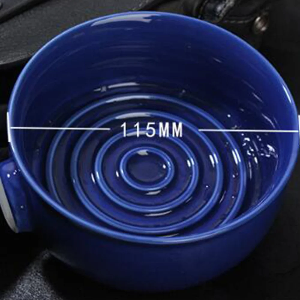 

1PC Delicate Shaving Soap Bowl Ceramic Shaving Bubble Bowl Household Shaving Cream Bowl Creative Shaving Soap Bowl for Men Use (