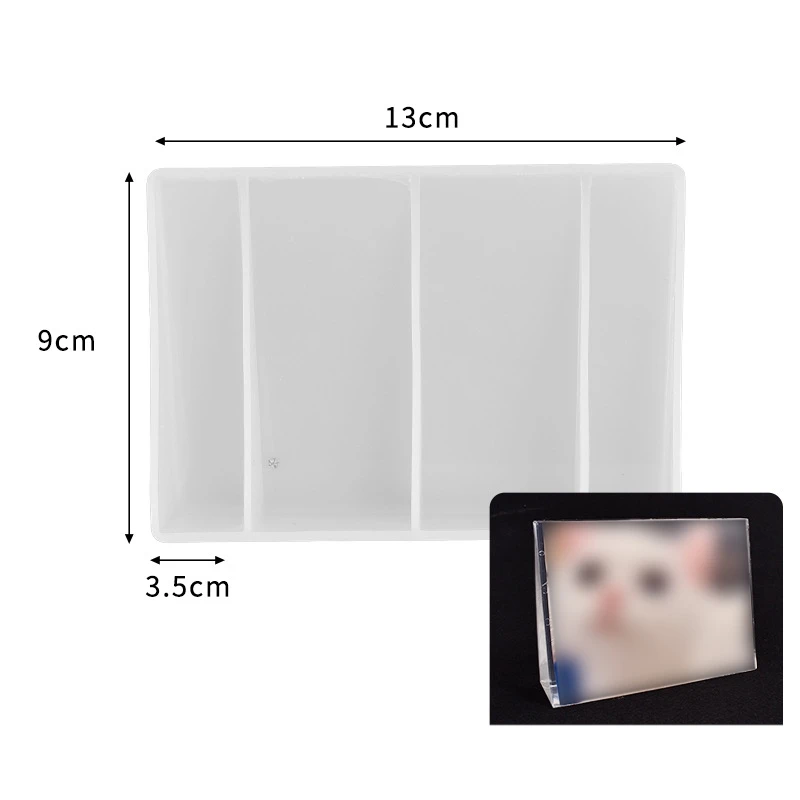 

Love Heart Square Photo Frame Epoxy Mold for DIY Craft Resin Decorative Craft Jewelry Making Mold Silicone Mould