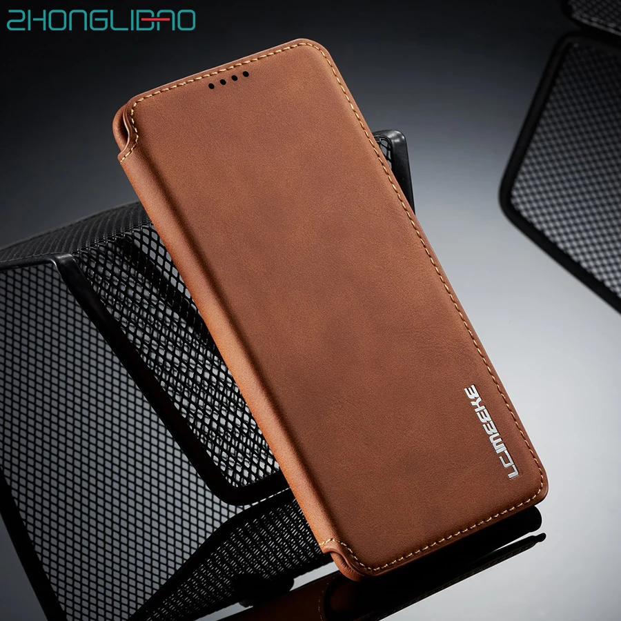Кожаный чехол книжка в стиле ретро для Samsung Galaxy S20 Ultra S10 S9 S8 Plus S7 S10E Note 8 9 с
