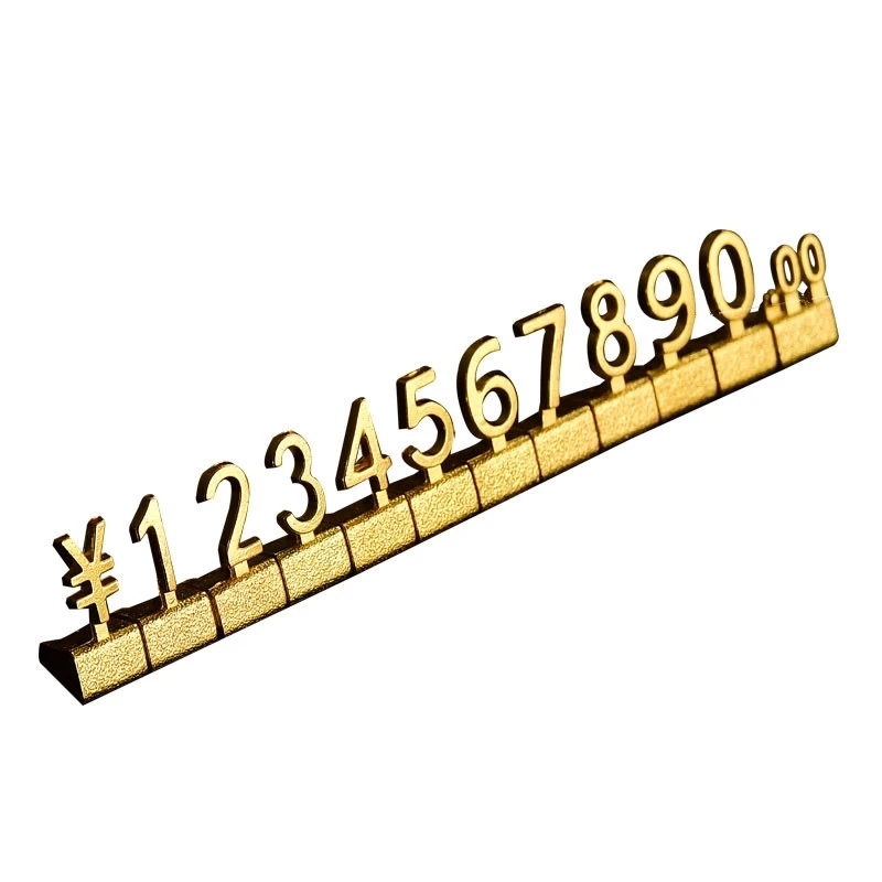 10sets Metal Shelving Adjustable Price stand Display Euro Pound Numeral Cubes Assembly Lable Blocks shop price SALE | Украшения и