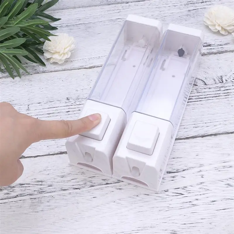 Дозатор жидкого мыла ручной диспенсер для раковины из АБС-пластика с двойной