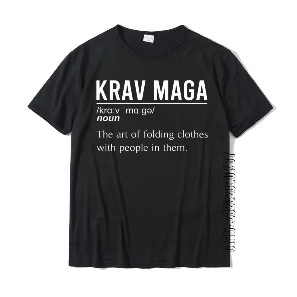 

Krav Maga Art Of Folding Clothes With People Funny Gift T-Shirt Cheap Print Top T-Shirts Cotton Men Tops & Tees Fitness