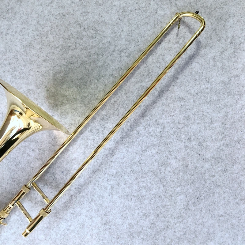 Профессиональный Bach Bb-F # Tune Tenor Trombone золотой лак новый Bb музыкальный инструмент