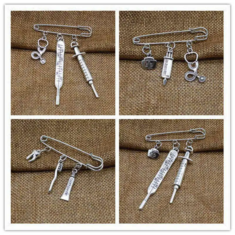 Новая мода личности медсестры медицинская коробка кулон для медицинской одежды