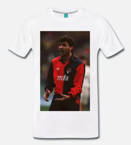 Футболка THOMAS SKUHRAVY CARLOS AGUILERA GENOA VINTAGE ANNI 90 2 S M L XL 2XL 3XL| |