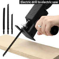 drill adapter sawblade chainsaw cutting machine accessories black durable metal multifunctional wood cutter woodworking tools