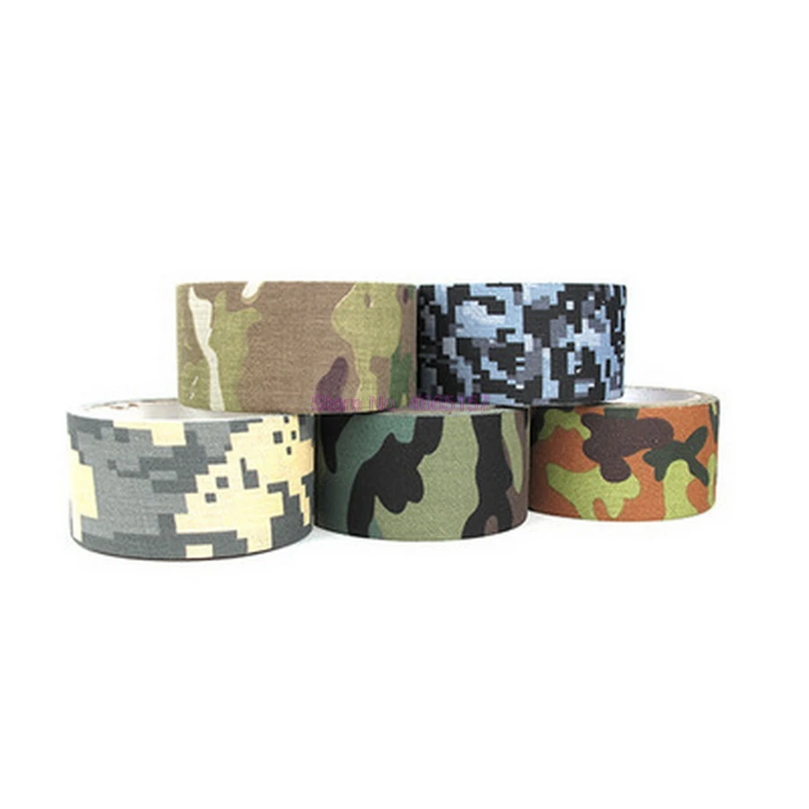 Доставка dhl или ems 100 шт. новинка клейкая лента камуфляжная водонепроницаемая для