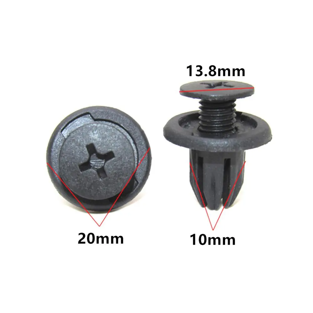 10 шт. автоматическое пластиковое Крепление зажим для BAIC двигателя D20 D50 Baojun 610 630 730