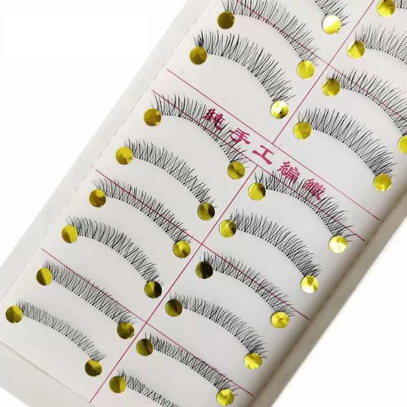 Тайвань чистый ручной Прозрачный Стебель 216 накладные ресницы короткие средства