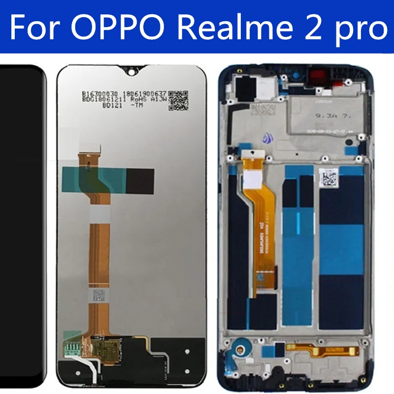 ЖК-дисплей 6 3 дюйма для OPPO Realme 2 pro сенсорная панель дигитайзер в сборе Realme2 RMX1801