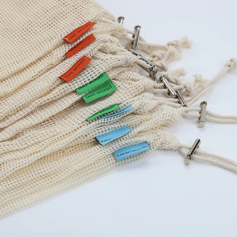 

Environmental Protection Shopping Bag For Vegetable Fruit Cotton Mesh Bag Reusable Shopping Bags For Vegetable