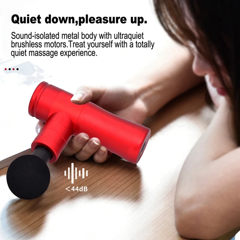 

Rechargeable Massage Gun, Accessories That Can Press Deep Tissues, Portable Electric Massager, Can Relieve Pain